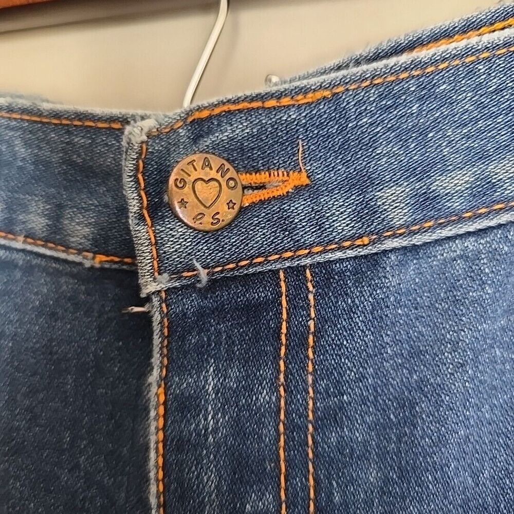Gitano Vtg 80s 90s Dark Wash Straight Leg Denim Mom Jeans Size 20 RN 44976 Pants - Picture 3 of 9
